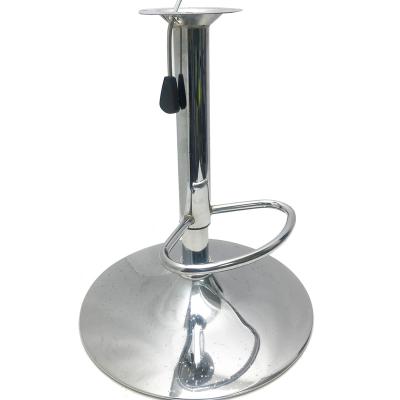 China High Quality Electroplating Kitchen Chrome Foot Accessories Swivel Low Bar Stool Chair Metal Iron Legs for sale