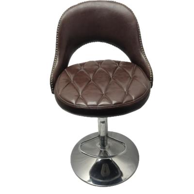 China Professional Light Luxury Industrial Metallic Modern Classic Factory Bar Chair For Home Bar for sale