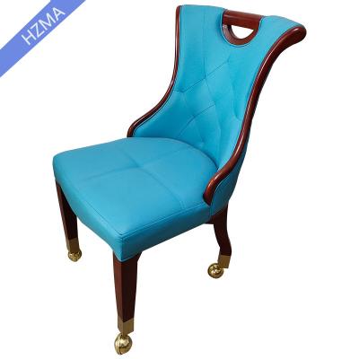 China Good Price Sensible Used High Back PU Leather Resonant Yellow Chair Casino Hotel Event Wedding Banquet Chairs for sale