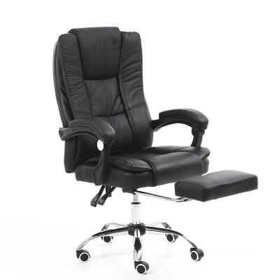 China Wholesale Adjustable Basics Leather High-Back (Height) Most Comfortable Executive Office Computer Chair With Foot Rest for sale