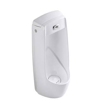 China New Design Modern Bathroom IR Ceramic Automatic Flush Wall Hung Home Washroom Urinal Sensor Toilet Hung Sanitary Ware White for sale