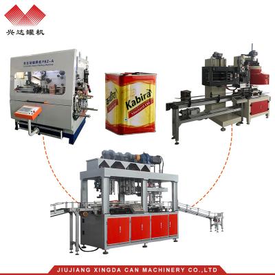 China Food Square Tin Can Making Machine Line for sale