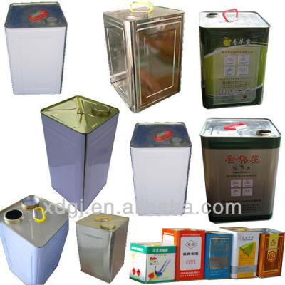 China Food 20liter Edible Olive Oil Tin Can /Barrel Making Machine for sale