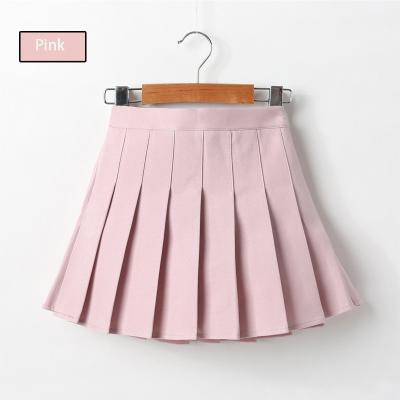 China QUICK DRY custom made summer young girls short ruched skirts many colors can choose big girl clothes dress for sale