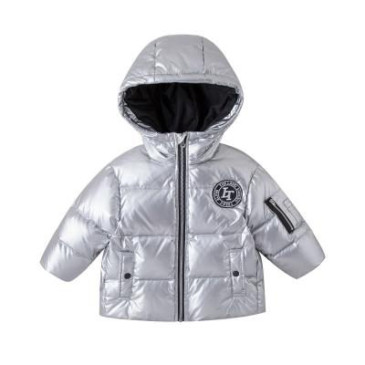 China Boy's Winter Waterproof Toddler Down Reflective Hooded Jackets Kids Kids Clothing Bubble Coats Stripper Jackets Luxury Winter 2021 for sale