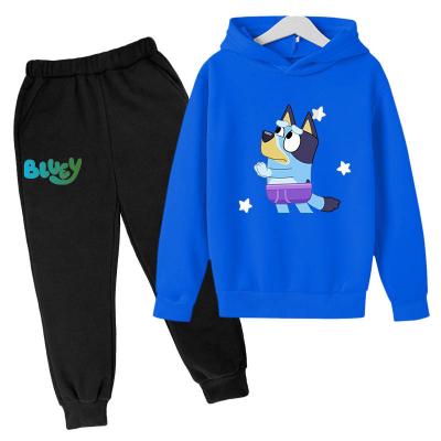 China Wholesale Bluey Eco-friendly Kids And Custom Bingo Clothes Kids Sublimation Design Pattern Kids Clothes Set for sale