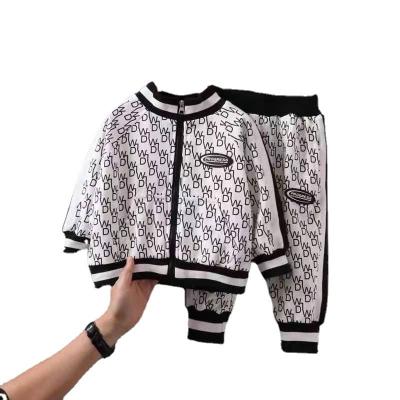 China Fashion\2021 high quality comfortable new design little boys clothes set can be worn in all seasons baby boy gentleman clothes set for sale