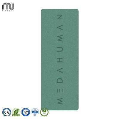 China Eco-Friendly Mutual Hot Selling Amazon Yoga Mat Logo Multi-Function Rubber PU Yoga Mat Custom Made Mat With Body Alignment System for sale