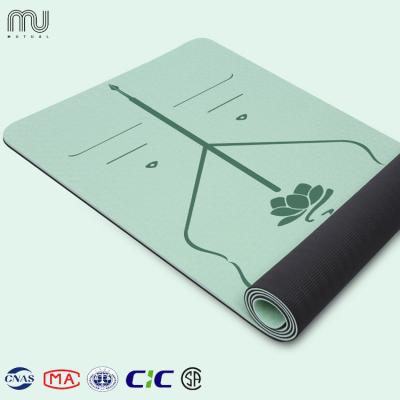 China Quality Eco Pilates Design Yoga Band Exercise Mat Customized OPP Bag Bodybuilding Fitness Equipment Yoga Mat Eco-friendly for sale