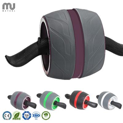 China Home Use New Automatic Connected Abdominal Wheel No Noise For Home GYM Fitness Waist Arm Strength Exerciser Belly Roller for sale