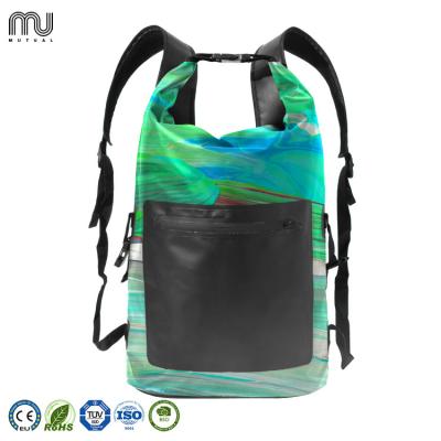 China Custom Wholesale Waterproof 30L Cheap Height Increasing Wet Camping Floating Floating Swimming Tactical Backpack Wet Dry Bag for sale