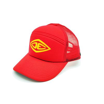 China COMMON Outdoor Sports Printed Custom Logo Foam/Cotton Truck Mesh Cap 3D Printing Trucker Hats for sale