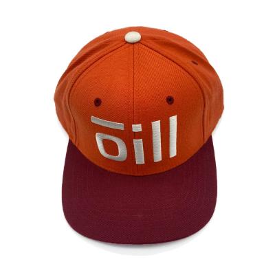 China Cotton JOINT OEM&ODM Hip Hop Custom Fitted Hats Flat Brim 6 Panel Embro Hat for sale