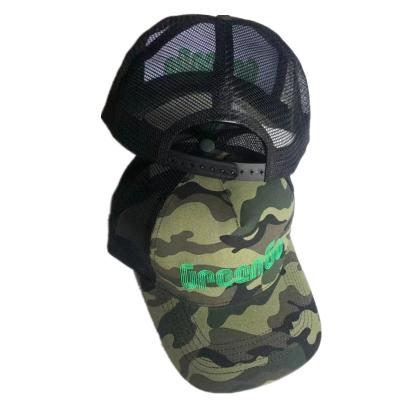 China COMMON Wholesale Price Custom Embroidery Logo Foam Snap Back Baseball Hat Mesh Camo Trucker Caps for sale