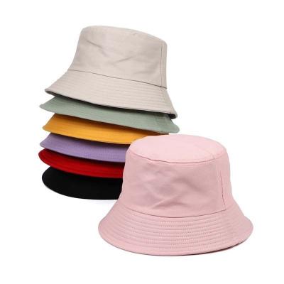 China 100% Floral Logo Sun Bucket Hat Beach Hat Multi Color Casual Luxury Cotton Large Brim for sale