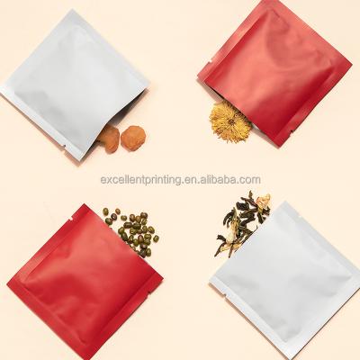 China Safety zipper plastic bags packaging eco food packaging 3 side seal zipper top bag stand up pouch biodegradable packaging for sale