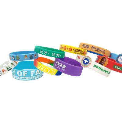 China Birthday Factory Direct Sale Custom Soft Silicone Wristband Wristbands for sale