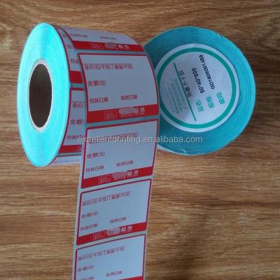 China Custom Waterproof Adhesive Paper Stickers Roll 4x6 Direct Thermal Labels Shipping Labels Printer Barcode Labels Sticker for sale