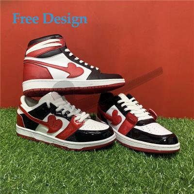 China Custom Made Logo Brand Shoes Retro OG Chicago Basketball Shoes Fashion Trend Fashion For Men Chaussure Homme for sale