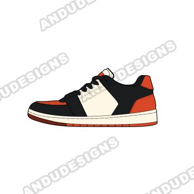 China Fashion Trend 1 Men's Casual Shoes Leather Trim Custom Fashion Trend OEM Factory Logo Design Brand Mens Shoes Retro Basketball Style for sale