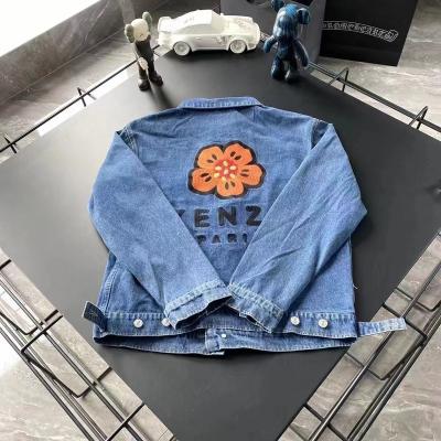 China Other OEM Wholesale custom washed unisex denim jacket jacket custom embroidered custom color logo for sale