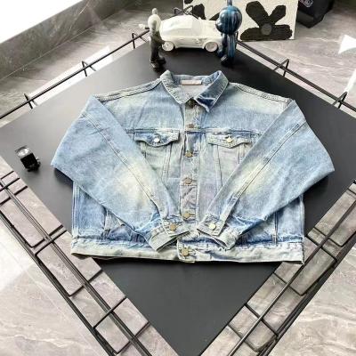 China Other Wholesale Unisex Custom Style Custom Style Custom Washed Denim Jacket Clothing Denim Jacket OEM for sale