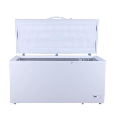 China Eco-friendly Chest Freezer XF-402/345L/12 Cu.Ft Solid Chest Door Freezer for sale