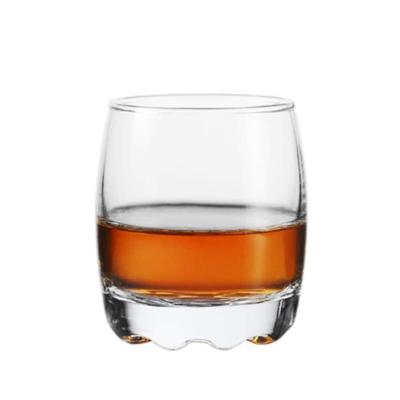 China Base 2.8oz Crystal Custom Shot Glass Clear Heavy Espresso Whiskey Lead Free Tequila Liquor for sale