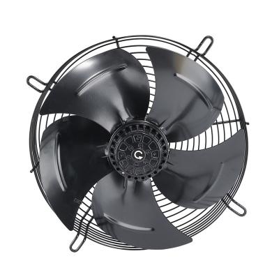 China 630mm ac rotor fan motor 220v 380v ac motor fan external axial universal axial exhaust control cabinet industrial tooling for sale