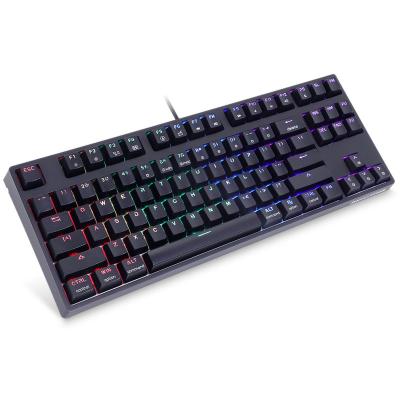 China Multimedia Keys K87-Gateron-Brown Axis, Mechanical Gaming Keyboard, RGB with Type-C Cable, for Win/Mac for sale