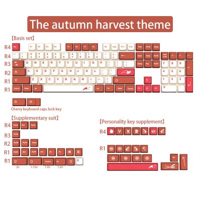 China Computer Keyboard KK3 PBT Keycap High Autumn Harvest Theme for sale