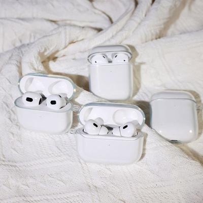 China Viable transparent TPU earpods case for APPL Airpods pro Max 2 ANC earphone case for Airpods 3 pro original 2nd generation for sale