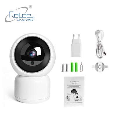 China Sound and Lightweight Alarm Auto Tracking CCTV IP WIFI Camera with Voice Recorder 720P 1080P CE PTZ Camera SD Card Indoor Mic Support H.264+ for sale