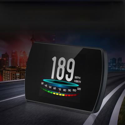 China More Popular 2020 Universal 3 Inch LCD Screen Car Diagnostic Tool OBD2 HUD Head Up Display With Over Speed ​​Alarm For Novice Driver for sale