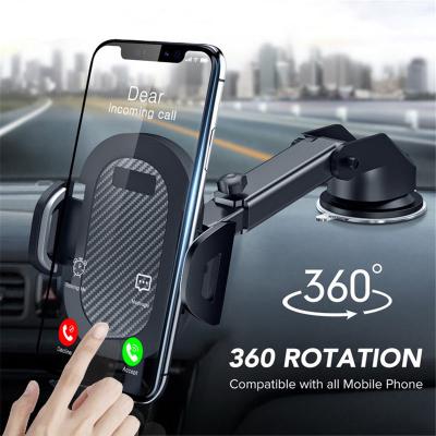 China Hot Universal Fit Universal 360 Degree Adjustable Mount Dash Installed Cell Phone Holder For Car for sale