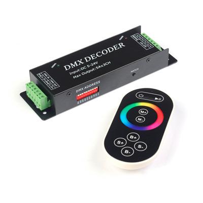 China RF DMX 512 RGB LED Remote Control Controller 175*53*27mm for sale