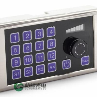 China Smart Dimming Meeting Rooms Wall Controller DMX 512 Panel Smart Light Weight Controller for sale