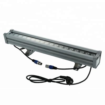 China Building 100-240V AC 3in1 RGB 600mm18*3W led wall washer with DMX in/out cable FCC SAA CE&RoHS for sale