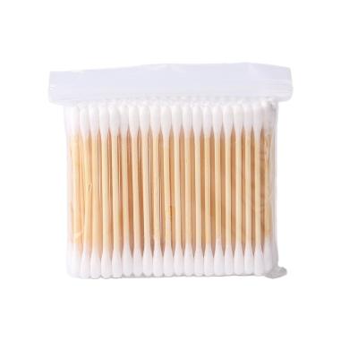 China JIEJIEYA Disposable Bamboo Stick Cotton Earbuds With Different Packing for sale