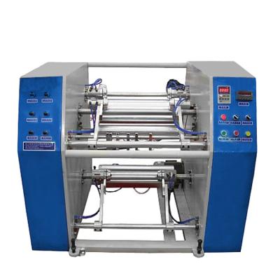 China CLOTHING Automatic Adhesive Tape / Wallpaper / Label Slitting Rewinding Machine for sale