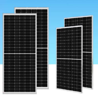 China Internatiolal Supply AC 48V Solar Panel Monocrystalline Silicon Panel Photovoltaic Power Generation 600W Outdoor High Power Tile 210*105mm for sale