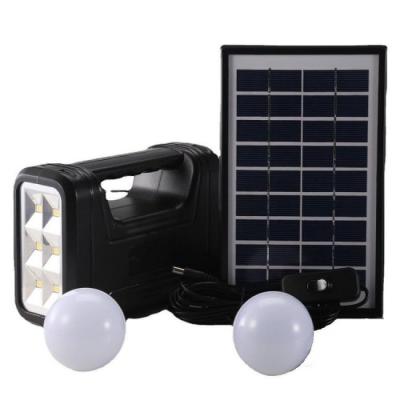 China Home Outdoor Camping 3W Solar Mobile Charging Led Light Kits Solar Panel System Mini Solar System Led Lights For SX for sale