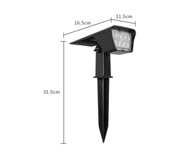 China New Style Residential Adjustable Road Path Outdoor Waterproof Solar Powered Garden Lights for sale