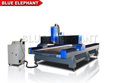 China Heavy Duty Cnc Router Stone Etching Machine / Equipment , Cnc Stone Cutting Machine For Marble / Granite for sale