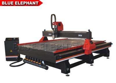 China Carril linear de HIWIN/de PMI de la máquina para corte de metales 2030 del router del CNC del eje ELE de la refrigeración por aire de Taiwán 7.5kw HQD en venta