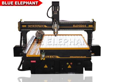 China Cnc van de Professional 4as de Machine van de Routergraveur, Cnc de Machine van de Steengravure de Deltaomschakelaar van 5,5 KW Te koop