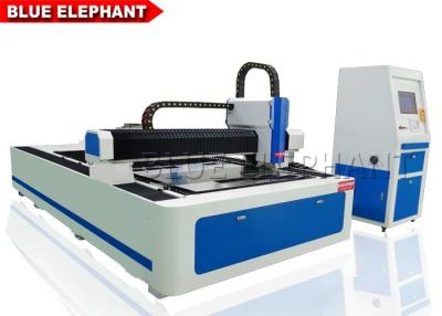 China High Precision CNC Fiber Optic Laser Cutting Machine , Fiber Laser Marking Machine Sawtooth Platform for sale