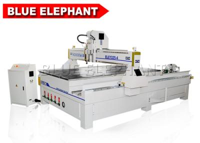 China 2018 New Blue Elephant 4 Axis Cnc Router 3d Wood Woodworking Cutting Machine for Sale for sale