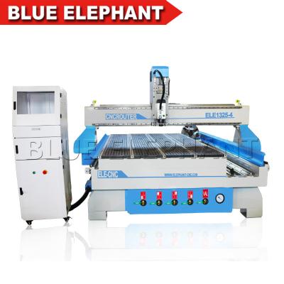 China Hoog - kwaliteit 1325 Cnc Router 4 Machine van de As de Houten Gravure voor Houten het Werk Verkoop in Spanje Te koop