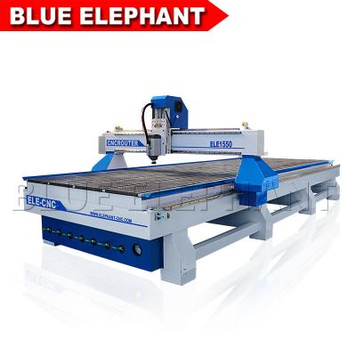 China 1550 Large Size 3 Axis 3D Woodworking CNC Router Wood Carving Machine for sale